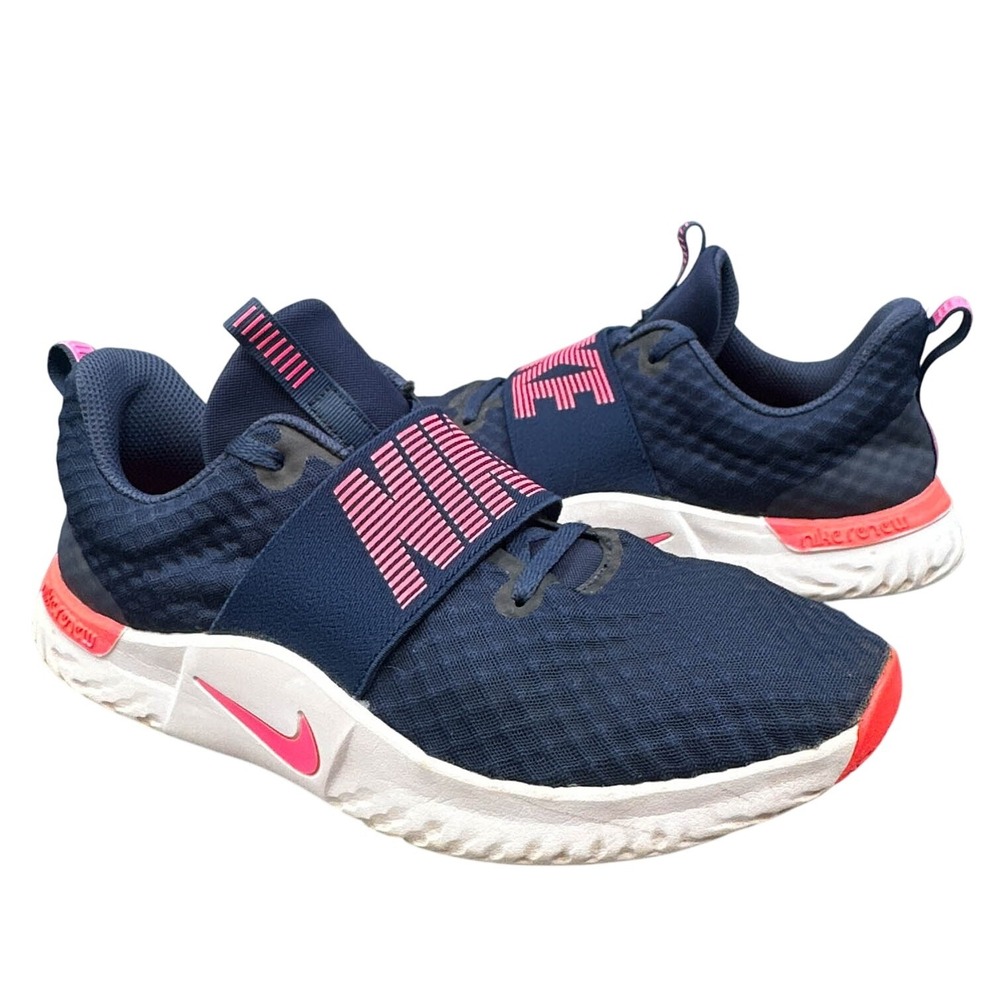 Nike Shoes 9.5 Renew In-Season TR 9 Running Sneaker Blue Pink Sporty Athletic